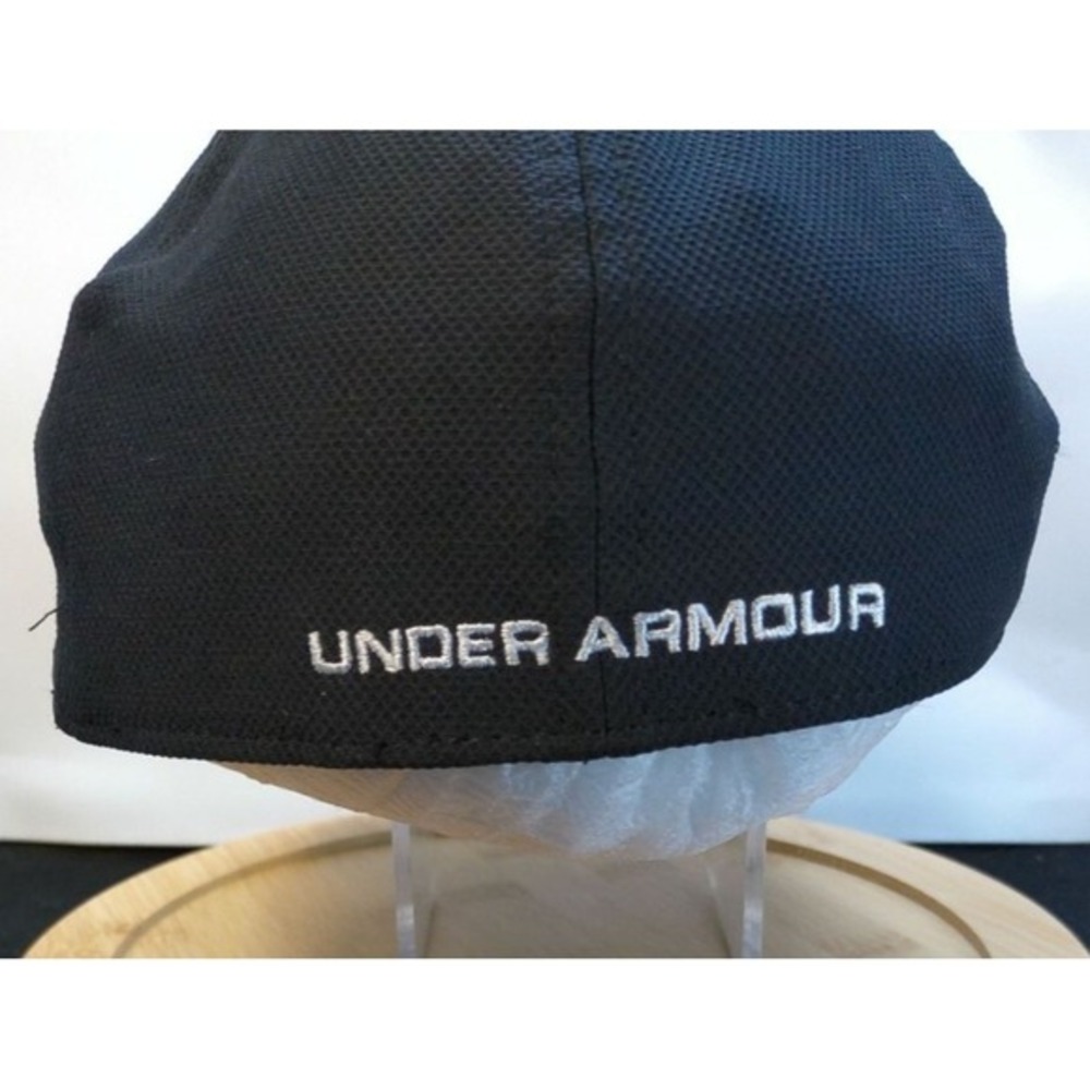 Baseball Cap Under Armour Blitzing Fitted Blue M L Embroidered Logo - Picture 4 of 7